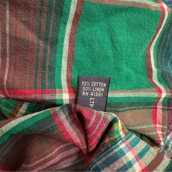 Polo by Ralph Lauren Men's Green Plaid Shirt Size M - Picture 6 of 7
